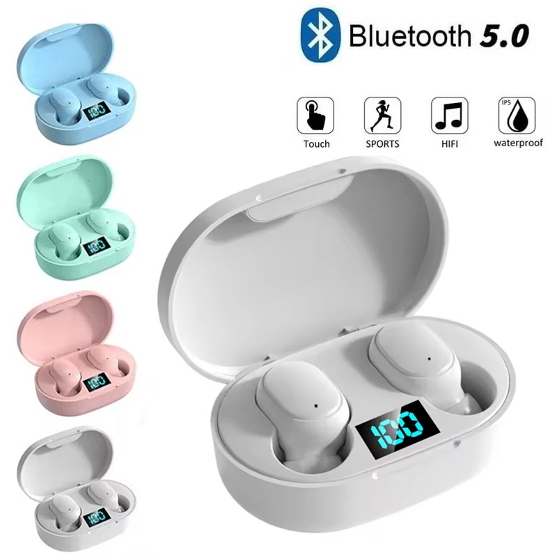 Bluetooth Headset On Ear - A6S TWS Earphone Wireless Bluetooth Headset