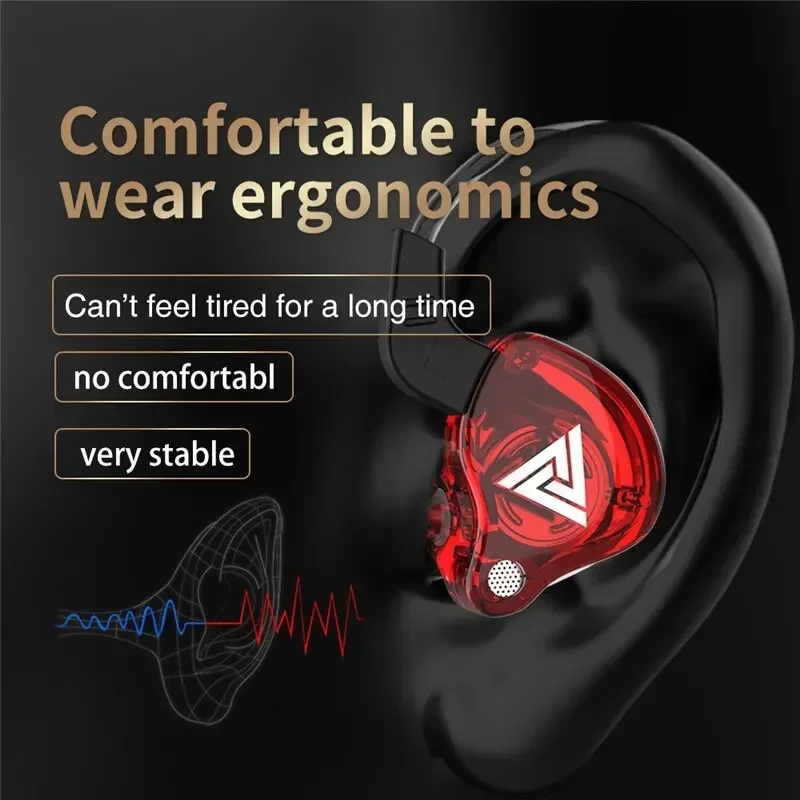 Original QKZ AK6 Copper Driver - Wired Earphone Mic review and price