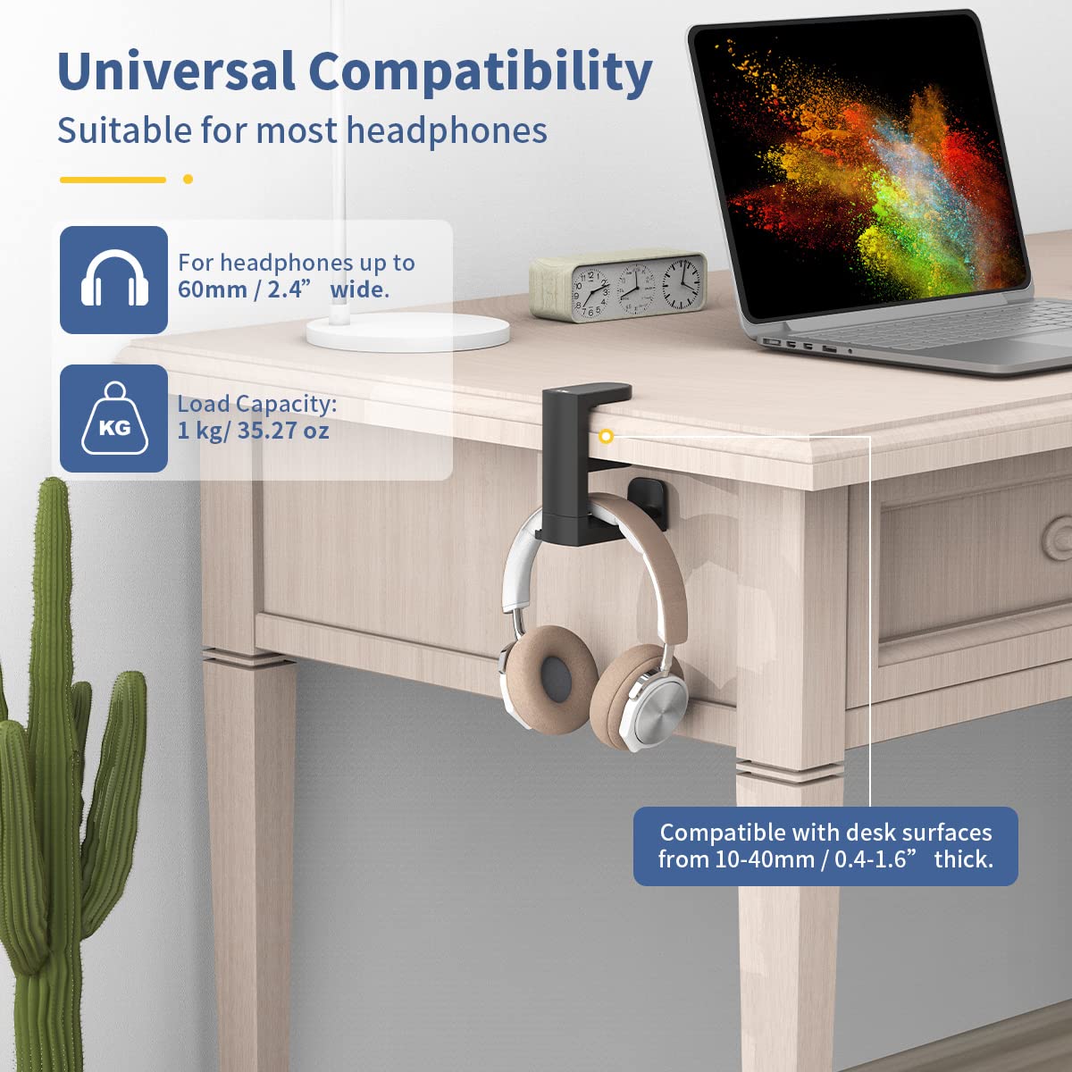 360° Rotating Headphone Stand  - Headphone Stand Desk review and price