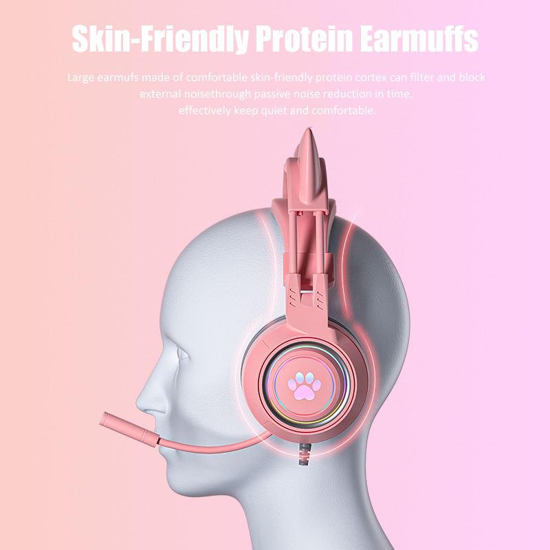 Cute Cat Ear Gaming Headphones - Gaming Headset Rgb review and price
