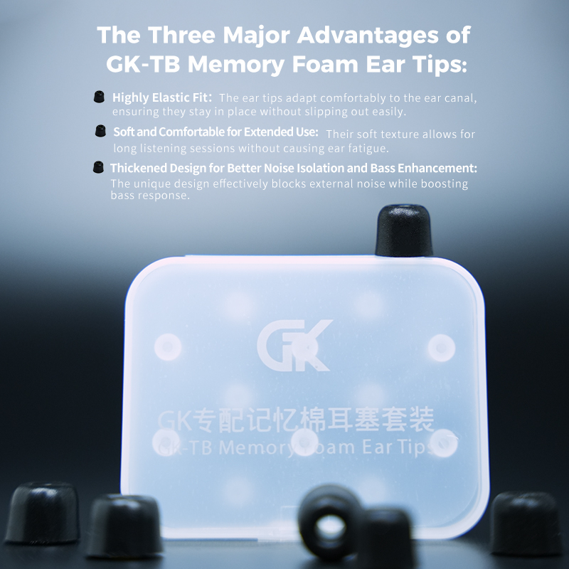 GK-TB 3Pair(6pcs) Noise Isolat - Earphone Foam Tip review and price